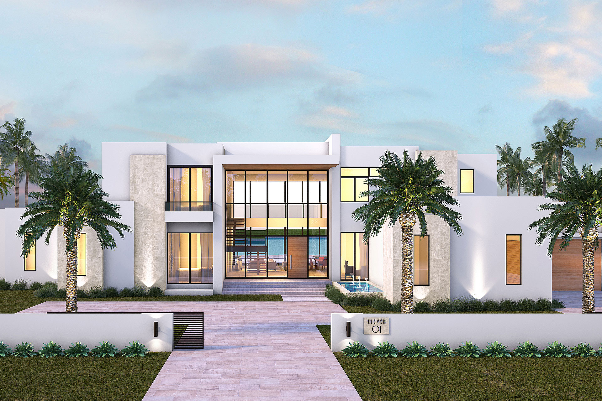 Rendering-1101_SPANISH_RIVER_ROAD_FRONT_HIGH_RES_FINAL 3d Architectural Renderings by ibi designs inc.
